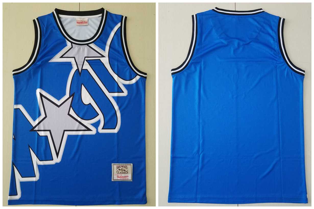 Magic Big Face Blue Hardwood Classics Swingman Jersey,We sell and wholesale Magic Big Face Blue Hardwood Classics Swingman Jersey on line form chian!
